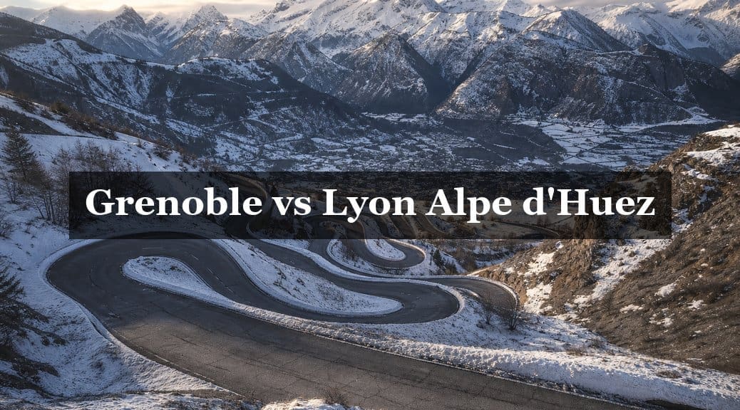 Alpine ski resort mountains